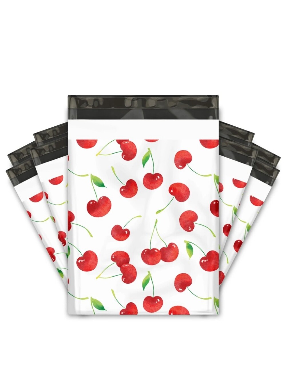 25ct, 10x13 CHERRIES POLY MAILERS